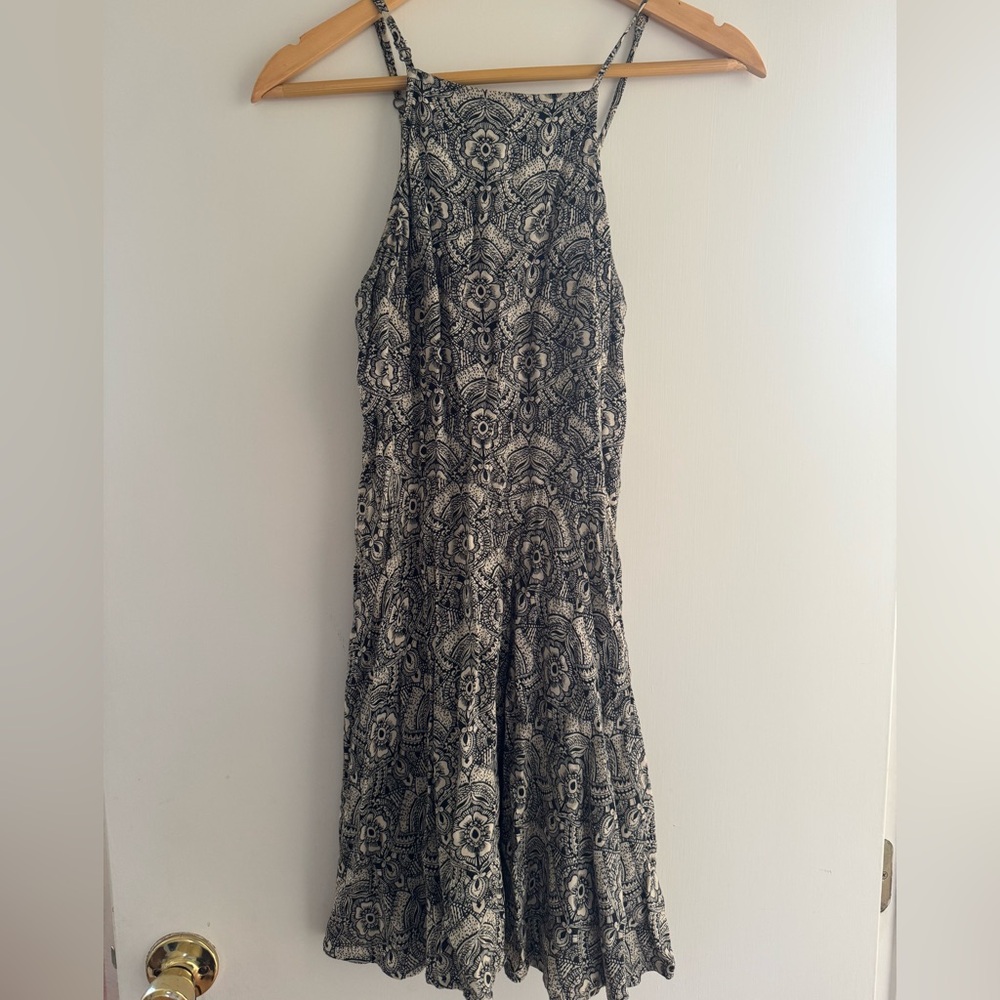 Abercrombie Black and White Patterned mini Dress